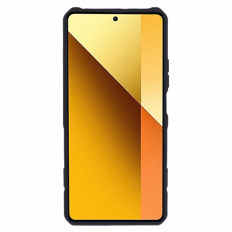 For Xiaomi Redmi Note 13 5G Phone Case Anti-scratch PC+TPU Protective Cover with Ring Kickstand