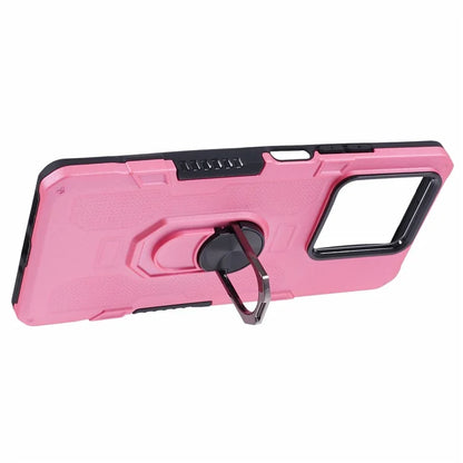 For Xiaomi Redmi Note 13 5G Phone Case Anti-scratch PC+TPU Protective Cover with Ring Kickstand