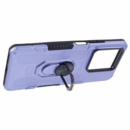 For Xiaomi Redmi Note 13 5G Phone Case Anti-scratch PC+TPU Protective Cover with Ring Kickstand