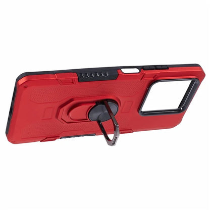 For Xiaomi Redmi Note 13 5G Phone Case Anti-scratch PC+TPU Protective Cover with Ring Kickstand