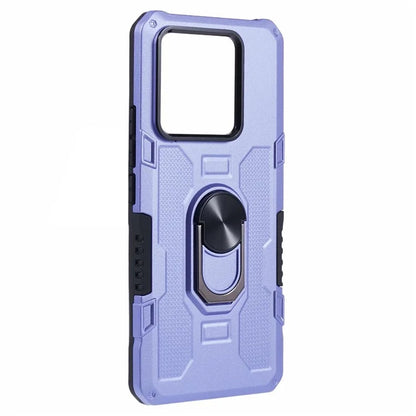 For Xiaomi Redmi Note 13 Pro 5G / Poco X6 5G Phone Case Ring Kickstand PC+TPU Shockproof Cover