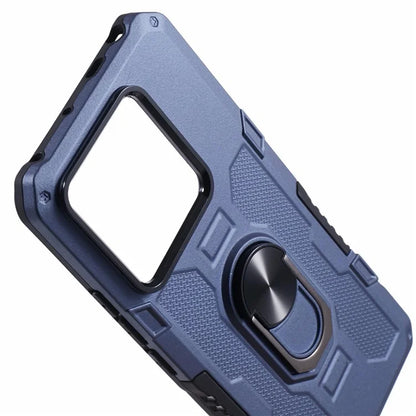 For Xiaomi Redmi Note 13 Pro 5G / Poco X6 5G Phone Case Ring Kickstand PC+TPU Shockproof Cover