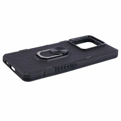 For Xiaomi Redmi Note 13 Pro 5G / Poco X6 5G Phone Case Ring Kickstand PC+TPU Shockproof Cover