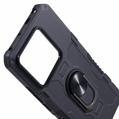 For Xiaomi Redmi Note 13 Pro 5G / Poco X6 5G Phone Case Ring Kickstand PC+TPU Shockproof Cover