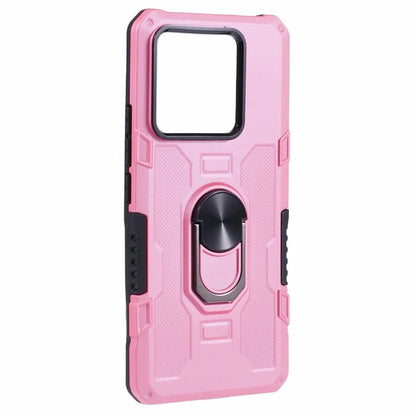For Xiaomi Redmi Note 13 Pro 5G / Poco X6 5G Phone Case Ring Kickstand PC+TPU Shockproof Cover
