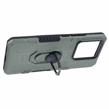 For Xiaomi Redmi Note 13 Pro 5G / Poco X6 5G Phone Case Ring Kickstand PC+TPU Shockproof Cover