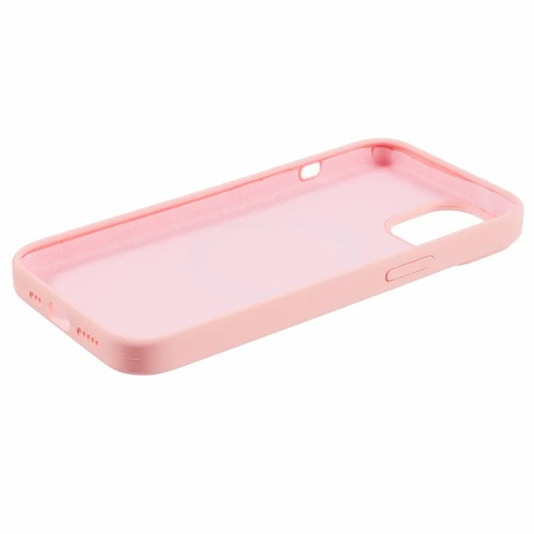 BJT Series For iPhone 15 Case TPU+Silicone Fabric Lining Magnetic Phone Case (Big Rear Lens Hole)