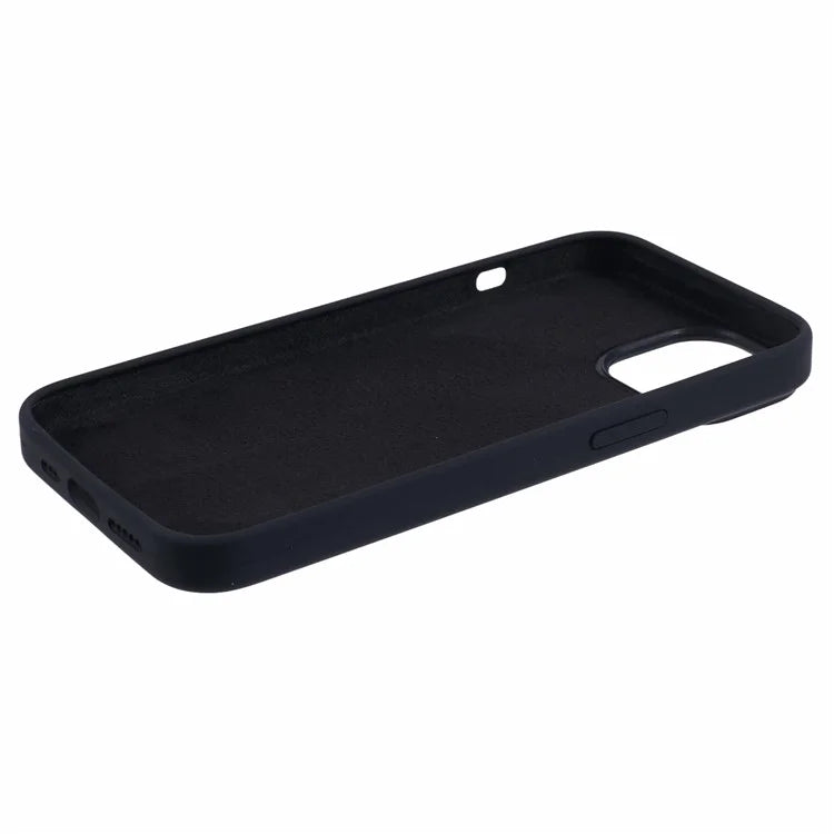 BJT Series For iPhone 14 Magnetic Phone Case TPU+Silicone Fabric Lining Back Cover