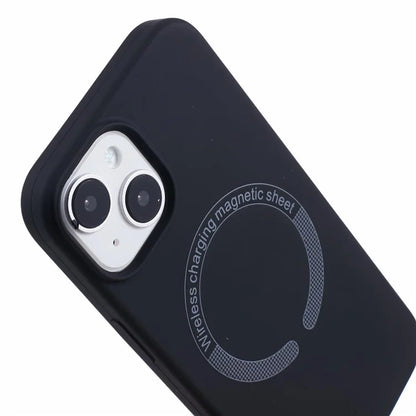 BJT Series For iPhone 13 6.1 inch Magnetic Phone Case TPU+Silicone Cover with Big Rear Lens Hole