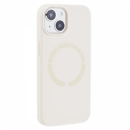 BJT Series For iPhone 13 6.1 inch Magnetic Phone Case TPU+Silicone Cover with Big Rear Lens Hole