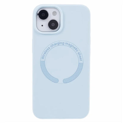 BJT Series For iPhone 13 6.1 inch Magnetic Phone Case TPU+Silicone Cover with Big Rear Lens Hole