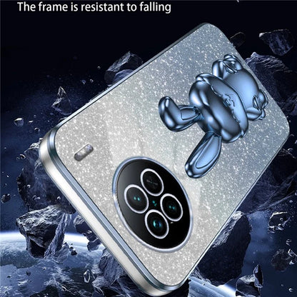 For vivo X90 5G Case Rabbit Design PC+TPU Kickstand Phone Cover