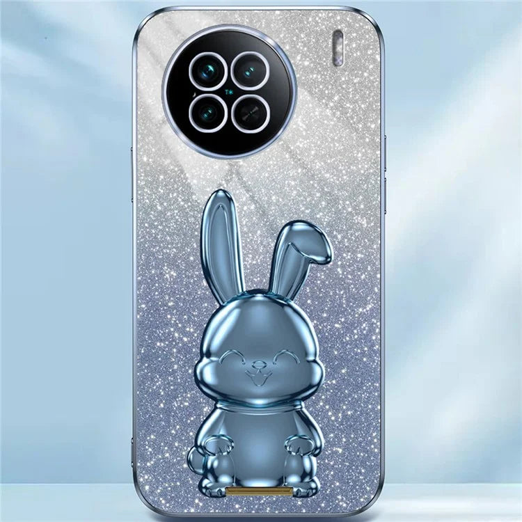 For vivo X90 5G Case Rabbit Design PC+TPU Kickstand Phone Cover