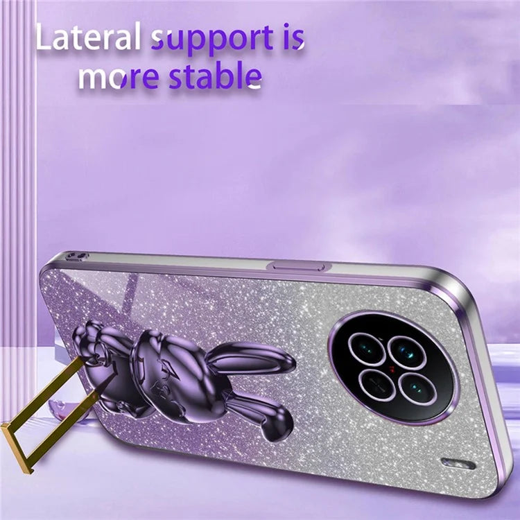 For vivo X90 5G Case Rabbit Design PC+TPU Kickstand Phone Cover
