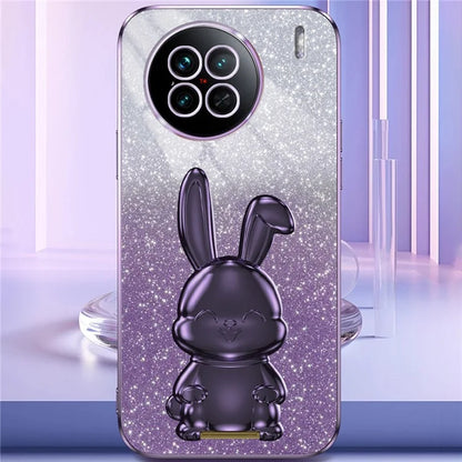 For vivo X90 5G Case Rabbit Design PC+TPU Kickstand Phone Cover