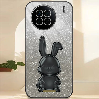 For vivo X90 5G Case Rabbit Design PC+TPU Kickstand Phone Cover