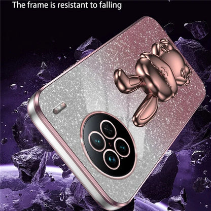 For vivo X90 5G Case Rabbit Design PC+TPU Kickstand Phone Cover