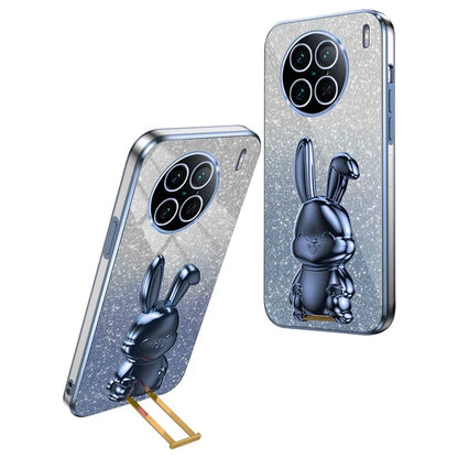 For vivo X90 Pro 5G Slim Case Rabbit Design PC+TPU Kickstand Phone Shell