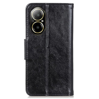 For Realme C67 4G Case Wallet Split Leather Shockproof TPU Inner Shell Phone Cover