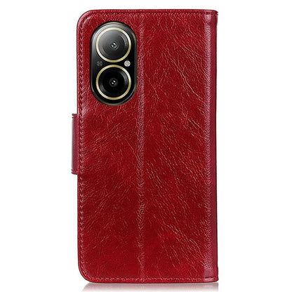 For Realme C67 4G Case Wallet Split Leather Shockproof TPU Inner Shell Phone Cover