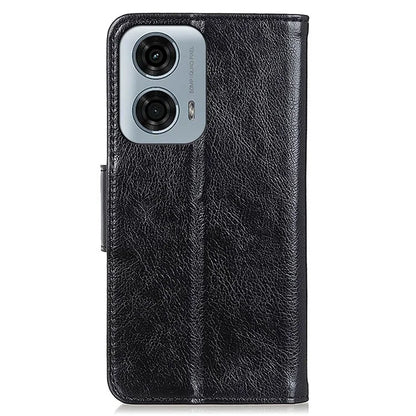 For Motorola Moto G04 4G / Moto G24 4G Case Wallet with Card Holder Split Leather Phone Cover
