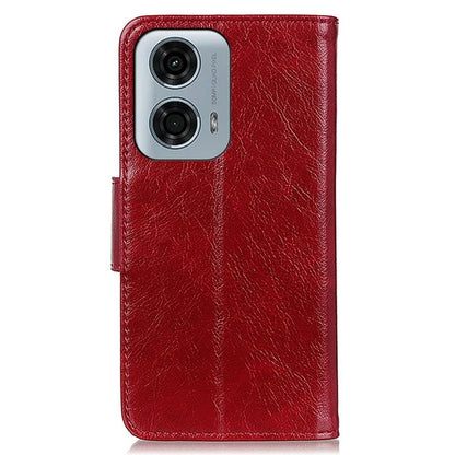 For Motorola Moto G04 4G / Moto G24 4G Case Wallet with Card Holder Split Leather Phone Cover