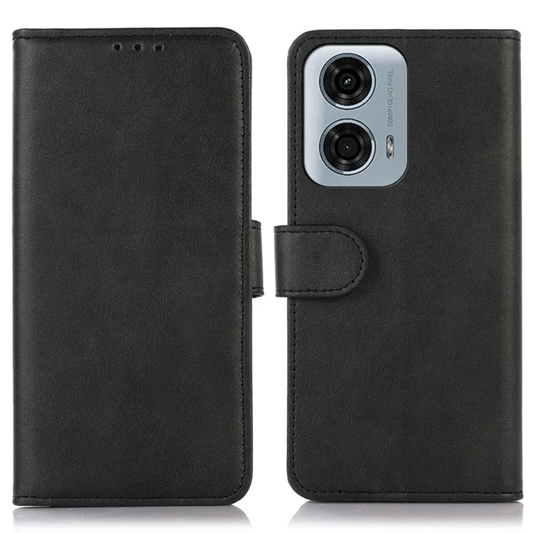 For Motorola Moto G04 4G / Moto G24 4G Case Flip Wallet PU Leather Drop Protection Phone Cover