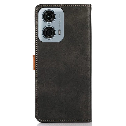 KHAZNEH For Motorola Moto G04 4G / Moto G24 4G Case Flip Leather Golden Buckle Protective Cover