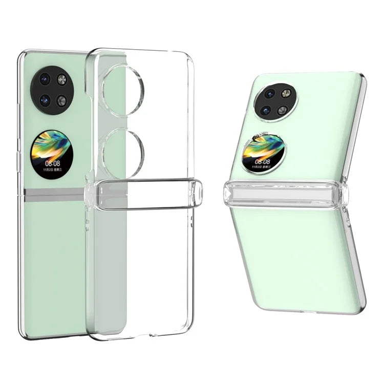 For Huawei Pocket 2 Hard PC Case Transparent Hinge Protection Matte Texture Slim Phone Cover