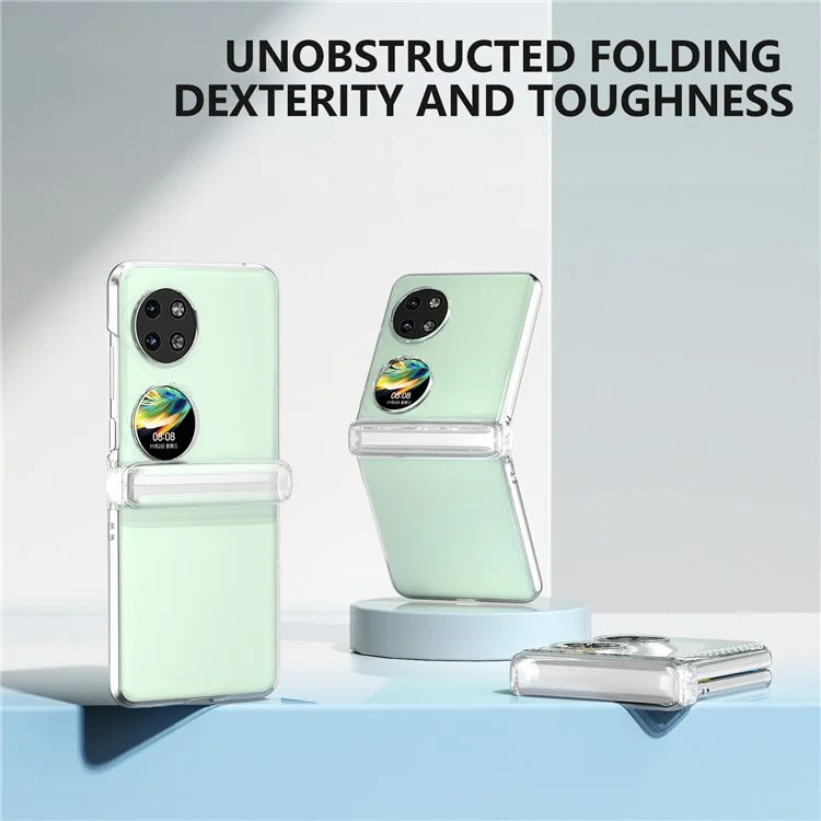 For Huawei Pocket 2 Hard PC Case Transparent Hinge Protection Matte Texture Slim Phone Cover