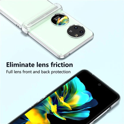 For Huawei Pocket 2 Hard PC Case Transparent Hinge Protection Matte Texture Slim Phone Cover