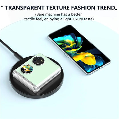 For Huawei Pocket 2 Hard PC Case Transparent Hinge Protection Matte Texture Slim Phone Cover