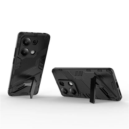 For Xiaomi Redmi Note 13 Pro 4G / Poco M6 Pro 4G Cell Phone Case PC+TPU Back Cover with Kickstand