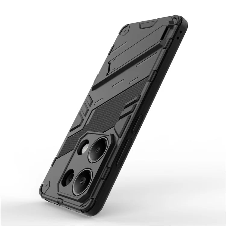 For Xiaomi Redmi Note 13 Pro 4G / Poco M6 Pro 4G Cell Phone Case PC+TPU Back Cover with Kickstand