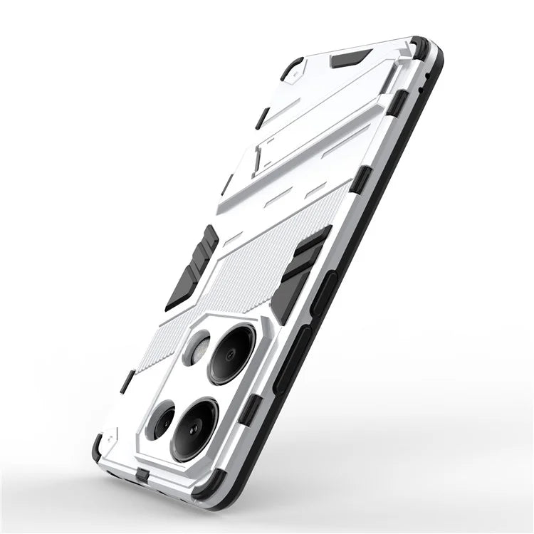 For Xiaomi Redmi Note 13 Pro 4G / Poco M6 Pro 4G Cell Phone Case PC+TPU Back Cover with Kickstand