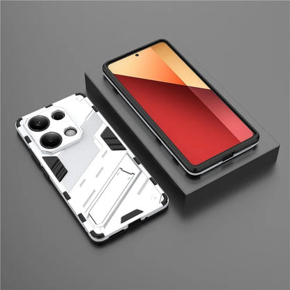 For Xiaomi Redmi Note 13 Pro 4G / Poco M6 Pro 4G Cell Phone Case PC+TPU Back Cover with Kickstand
