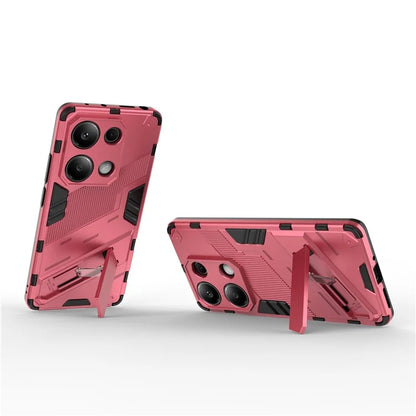 For Xiaomi Redmi Note 13 Pro 4G / Poco M6 Pro 4G Cell Phone Case PC+TPU Back Cover with Kickstand