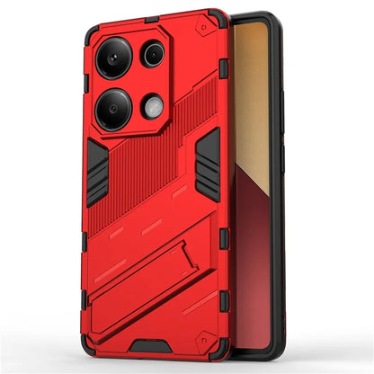 For Xiaomi Redmi Note 13 Pro 4G / Poco M6 Pro 4G Cell Phone Case PC+TPU Back Cover with Kickstand