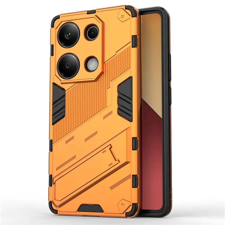 For Xiaomi Redmi Note 13 Pro 4G / Poco M6 Pro 4G Cell Phone Case PC+TPU Back Cover with Kickstand