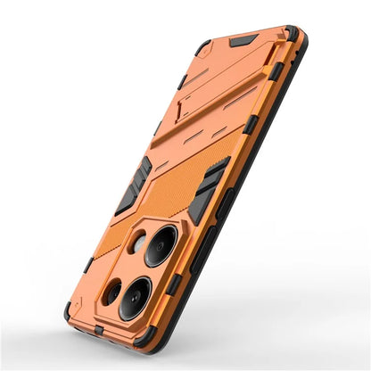 For Xiaomi Redmi Note 13 Pro 4G / Poco M6 Pro 4G Cell Phone Case PC+TPU Back Cover with Kickstand