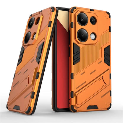 For Xiaomi Redmi Note 13 Pro 4G / Poco M6 Pro 4G Cell Phone Case PC+TPU Back Cover with Kickstand