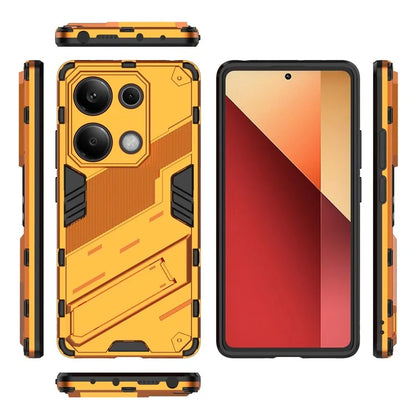 For Xiaomi Redmi Note 13 Pro 4G / Poco M6 Pro 4G Cell Phone Case PC+TPU Back Cover with Kickstand