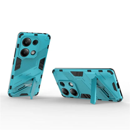 For Xiaomi Redmi Note 13 Pro 4G / Poco M6 Pro 4G Cell Phone Case PC+TPU Back Cover with Kickstand