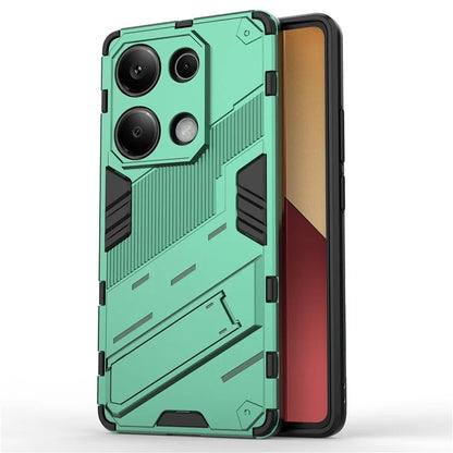 For Xiaomi Redmi Note 13 Pro 4G / Poco M6 Pro 4G Cell Phone Case PC+TPU Back Cover with Kickstand