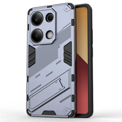 For Xiaomi Redmi Note 13 Pro 4G / Poco M6 Pro 4G Cell Phone Case PC+TPU Back Cover with Kickstand