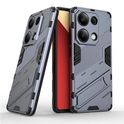For Xiaomi Redmi Note 13 Pro 4G / Poco M6 Pro 4G Cell Phone Case PC+TPU Back Cover with Kickstand