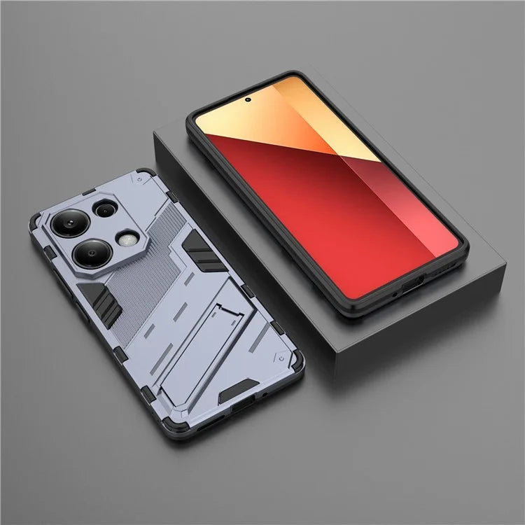 For Xiaomi Redmi Note 13 Pro 4G / Poco M6 Pro 4G Cell Phone Case PC+TPU Back Cover with Kickstand