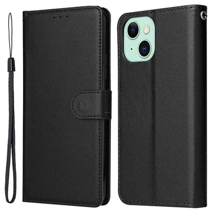 Cell Phone Case for iPhone 15 Wallet PU Leather Stand Mobile Phone Shell