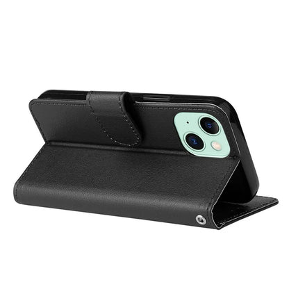 Cell Phone Case for iPhone 15 Wallet PU Leather Stand Mobile Phone Shell