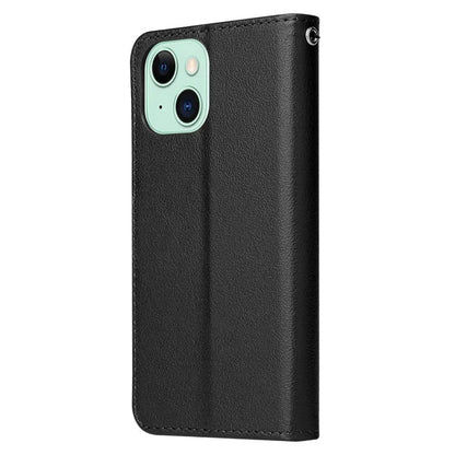 Cell Phone Case for iPhone 15 Wallet PU Leather Stand Mobile Phone Shell